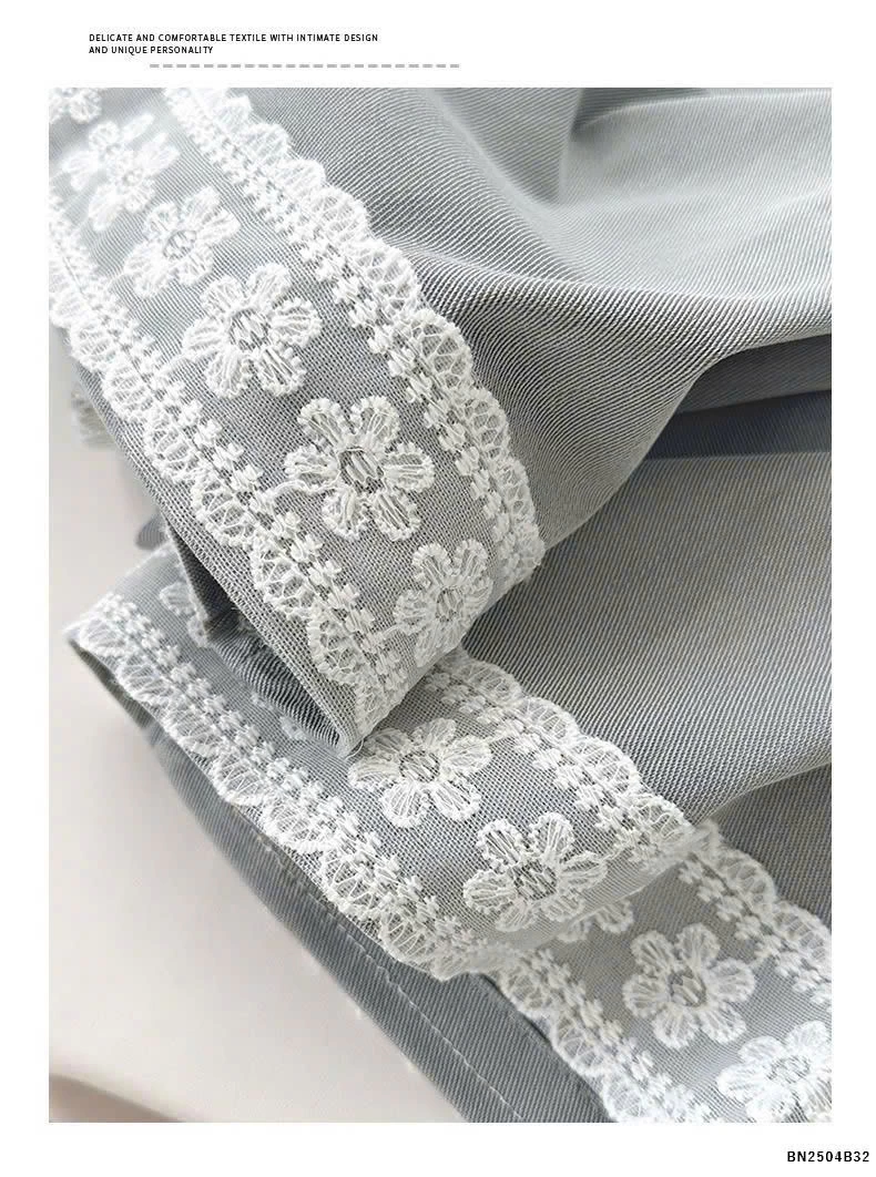 QUẦN ỐNG RỘNG VIỀN REN