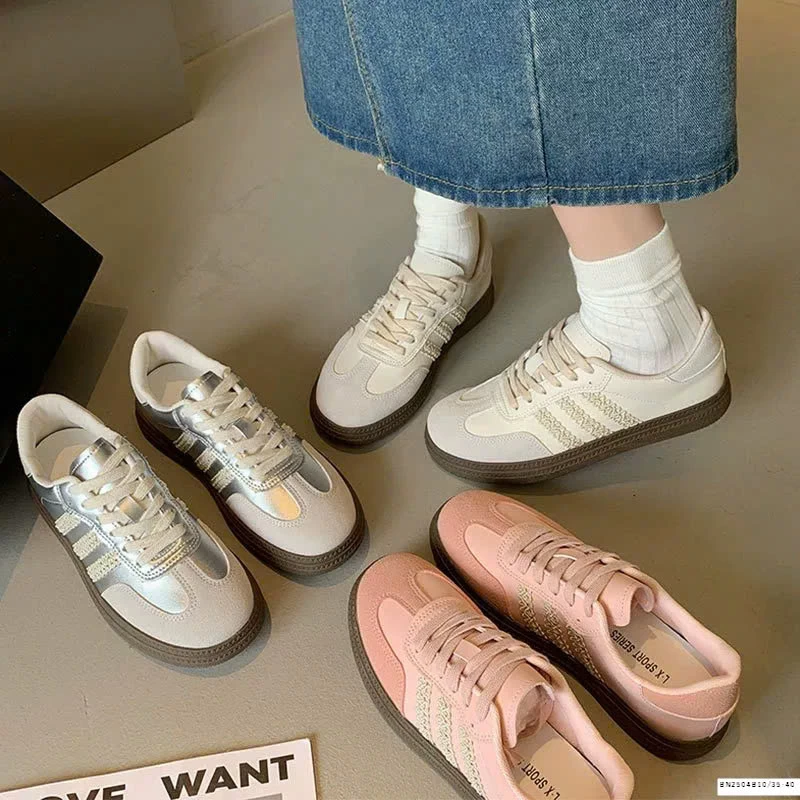 GIÀY THỂ THAO BUỘC DÂY ĐẾ DÀY NỮ