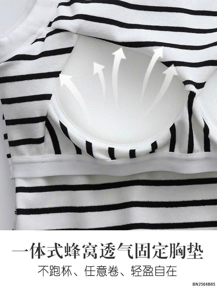 ÁO KẺ BA LỖ KÈM BRA