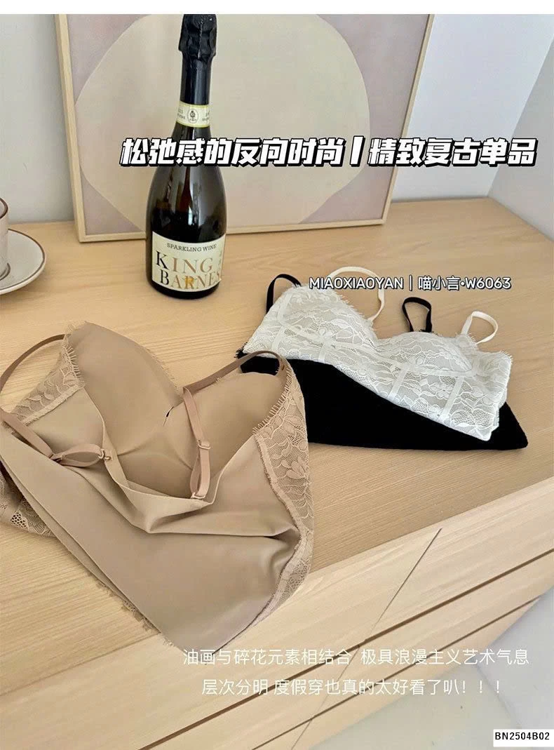 ÁO 2 DÂY REN LIỀN BRA