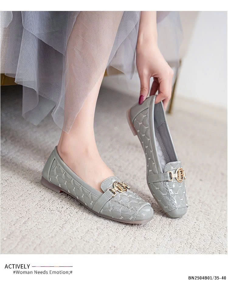 GIÀY BÚP BÊ ĐẾ BỆT CHỮ B