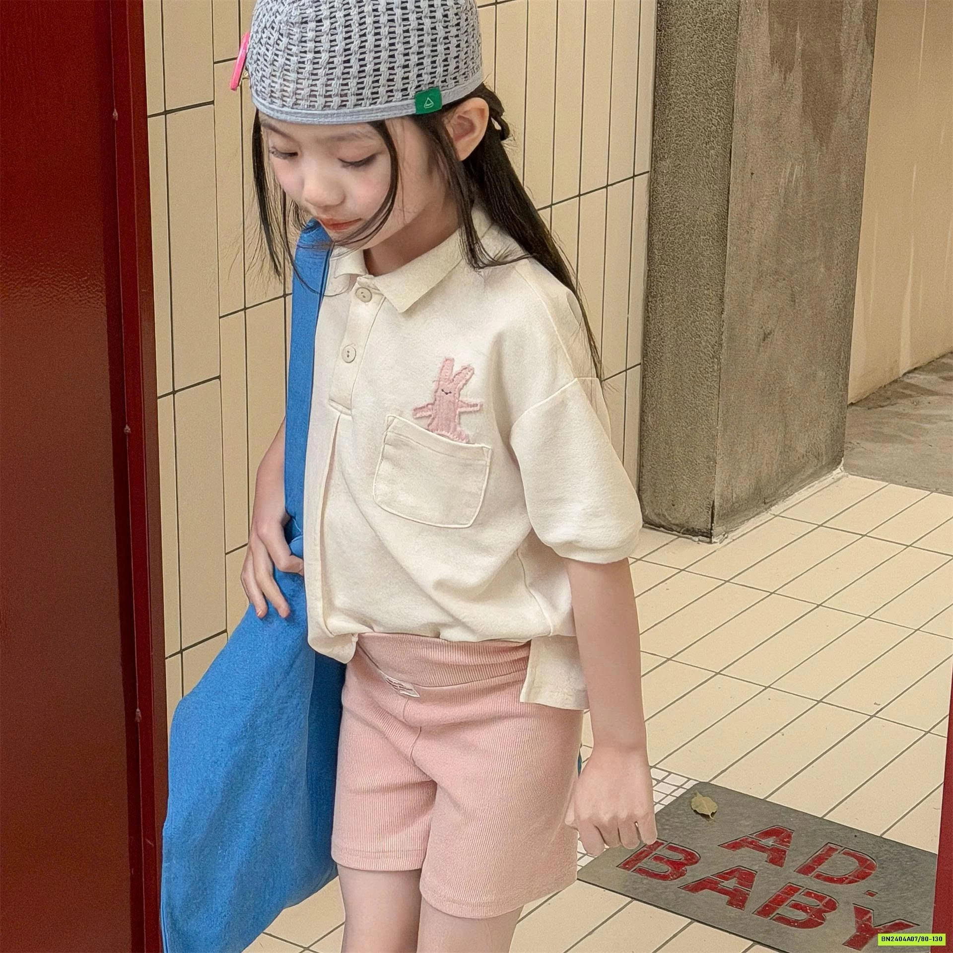 ÁO POLO TÚI HỌA TIẾT ADBABY