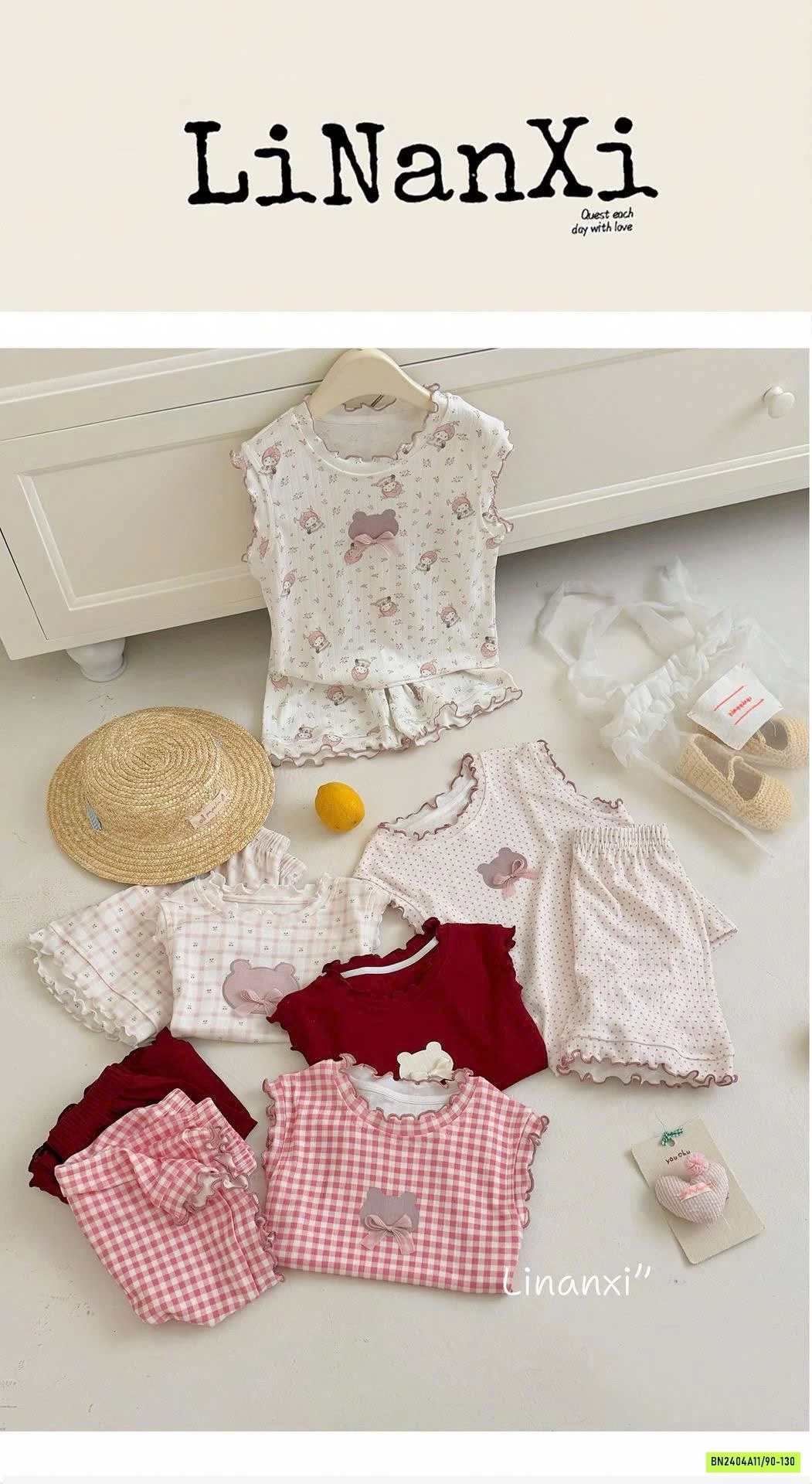 BỘ NGỦ SÁT NÁCH VIỀN BÈO LIANANXI