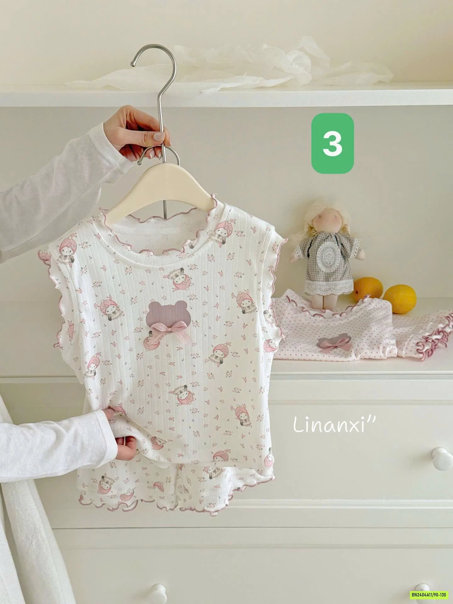 BỘ NGỦ SÁT NÁCH VIỀN BÈO LIANANXI