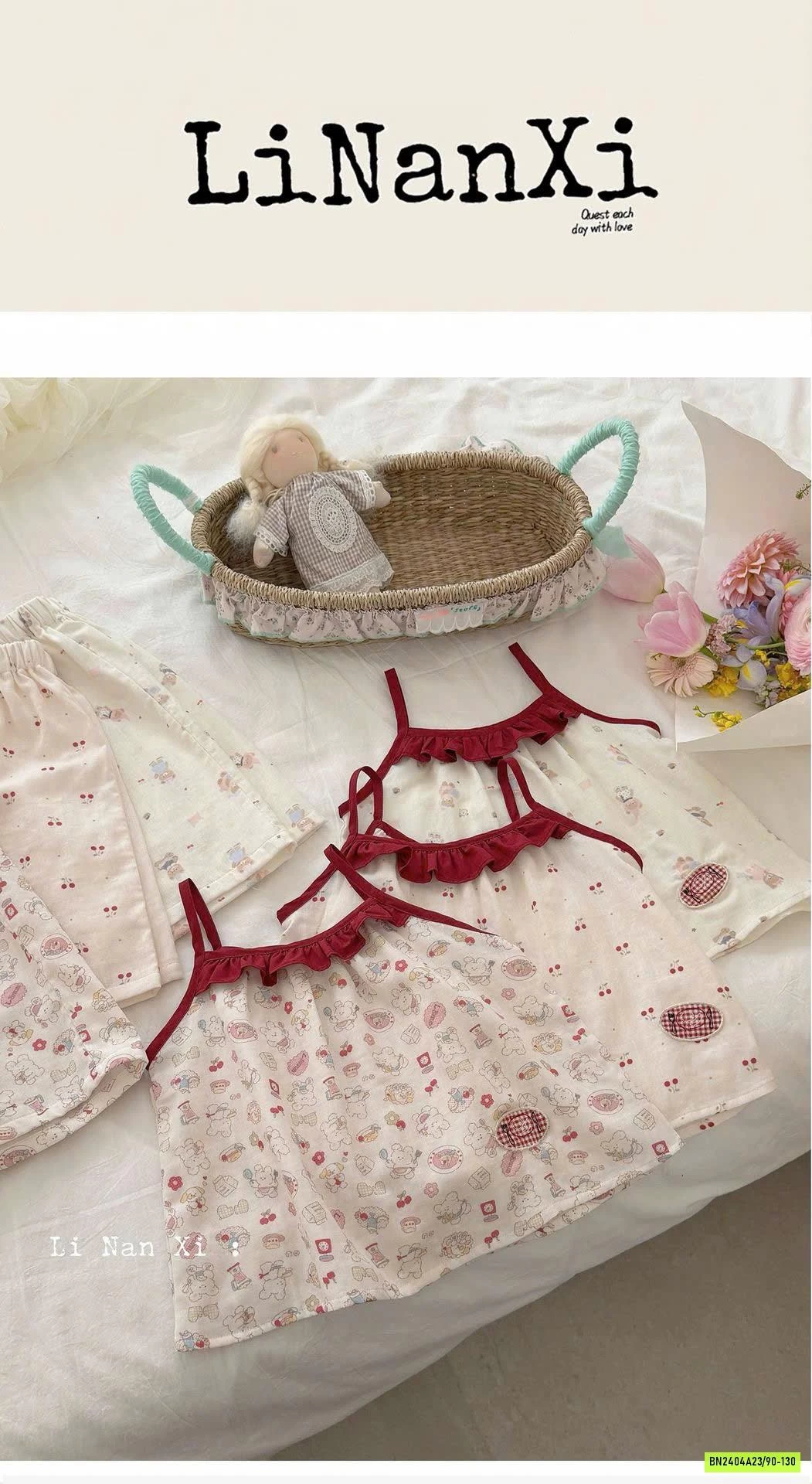 SÉT ĐŨI 2 DÂY PHỐI MÀU LINANXI