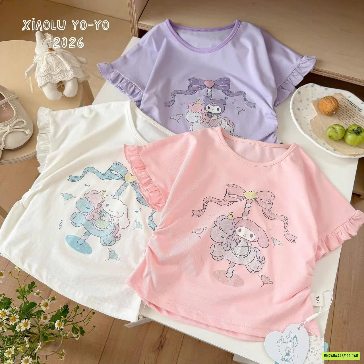 SÉT ÁO MIX CV SANRIO SIÊU XINH