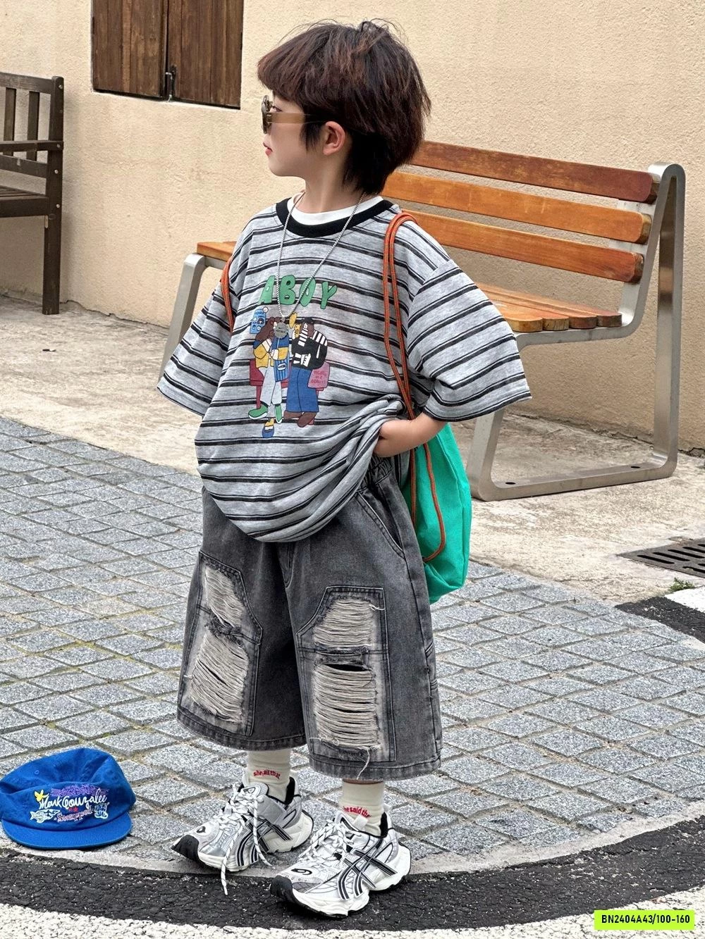 SHORT JEANS CÀO RÁCH CÁ TÍNH AFTE