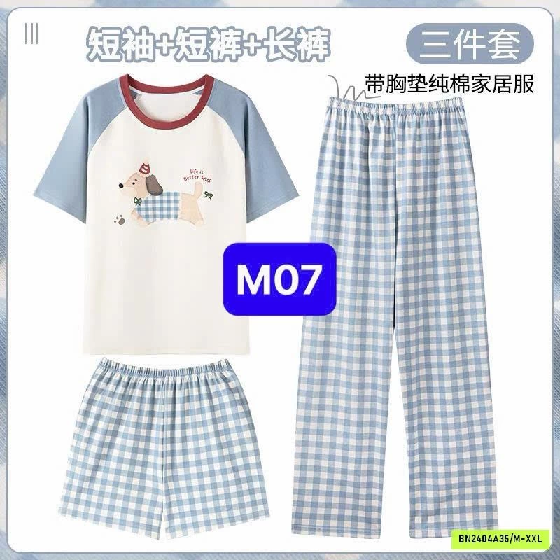 BỘ COTTON 3 CHI TIẾT IN HÌNH