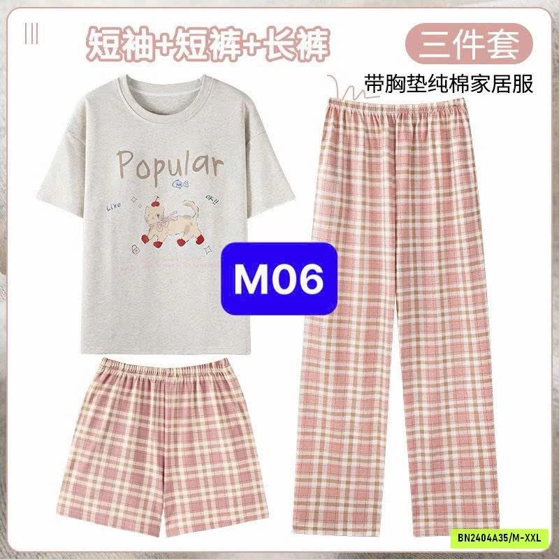 BỘ COTTON 3 CHI TIẾT IN HÌNH