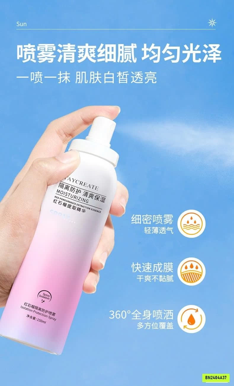 SÉT 2 CHAI XỊT CHỐNG NẮNG MAYCREATE