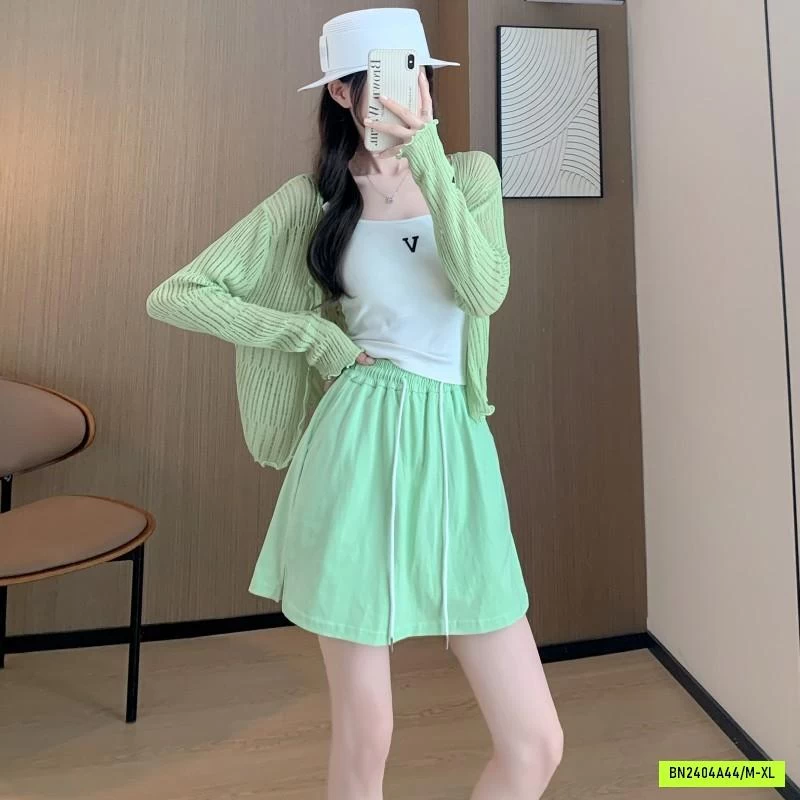 QUẦN VÁY COTTON CẠP CHUN