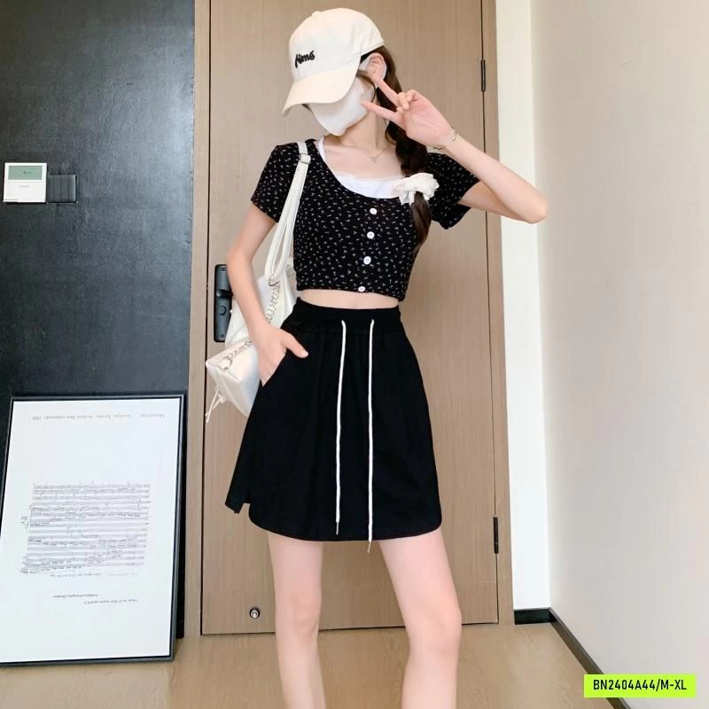 QUẦN VÁY COTTON CẠP CHUN