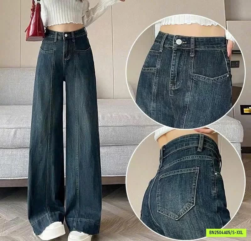 QUẦN JEAN XUÔNG VIỀN GÂN