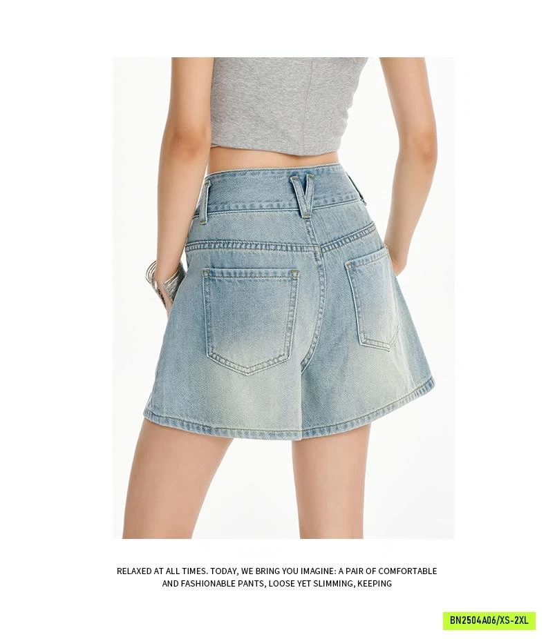 SHORT JEANS CẠP CAO