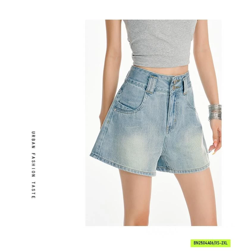 SHORT JEANS CẠP CAO