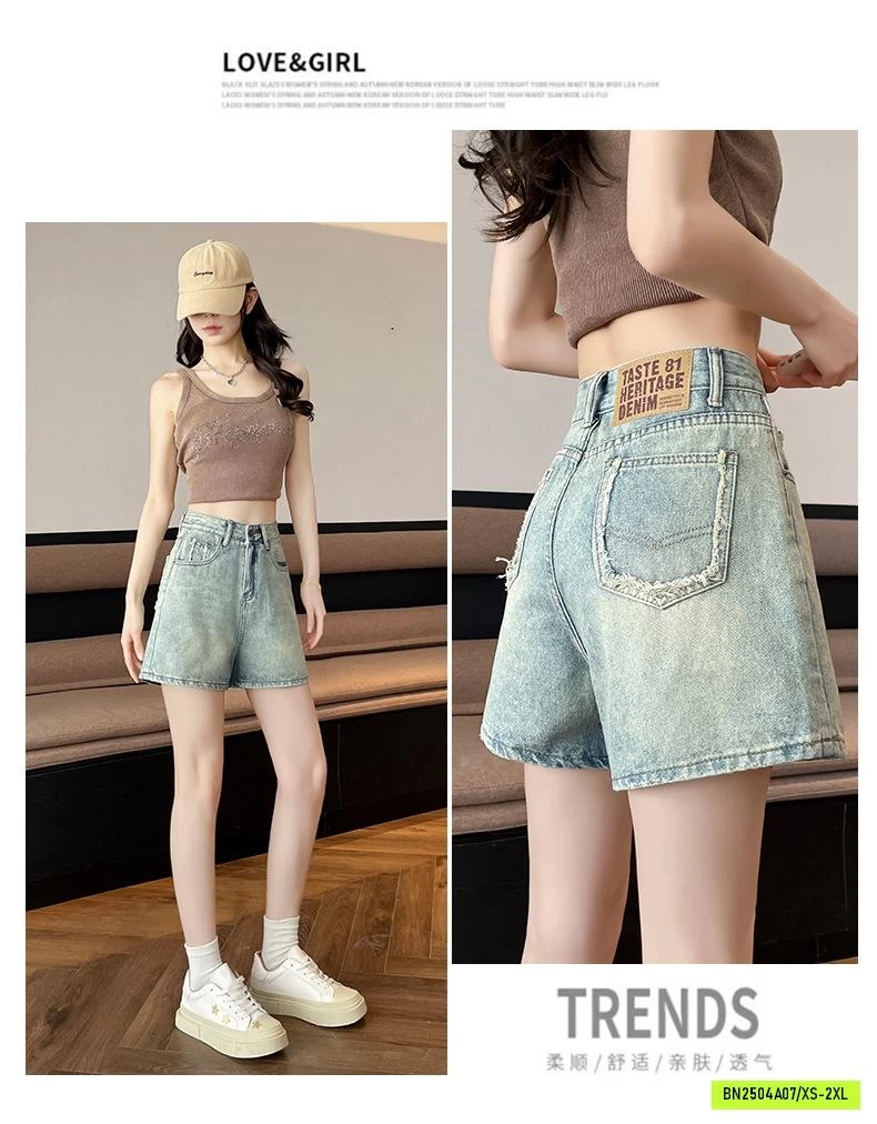 SHORT JEANS TÚI RÁCH CẠP CAO