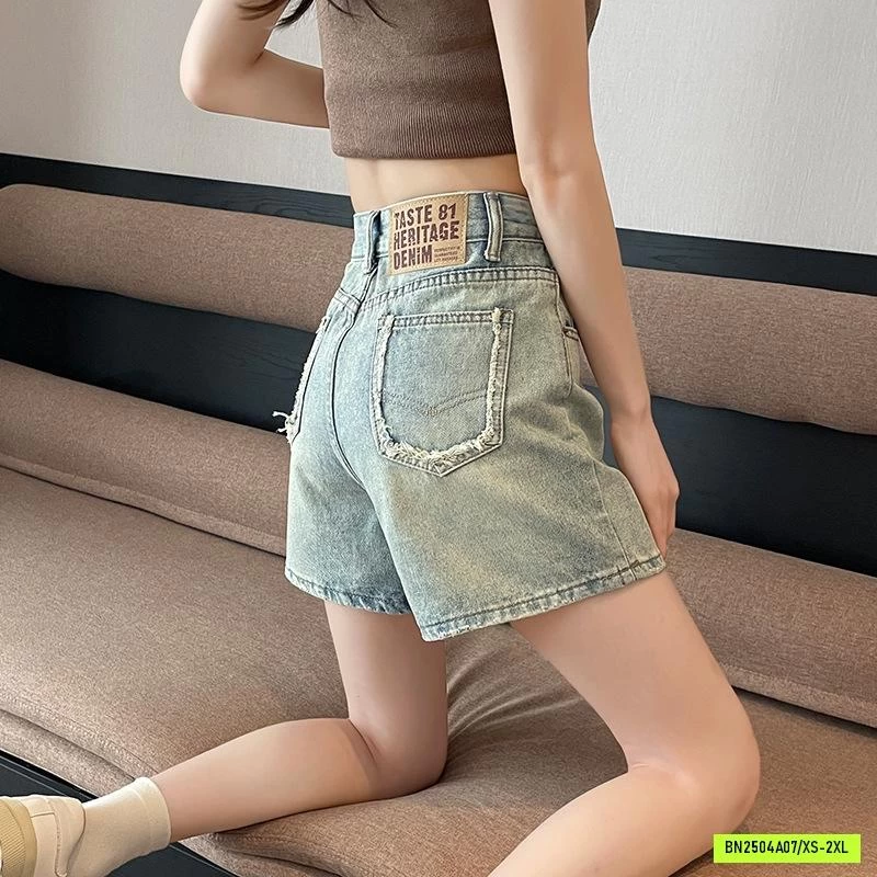 SHORT JEANS TÚI RÁCH CẠP CAO