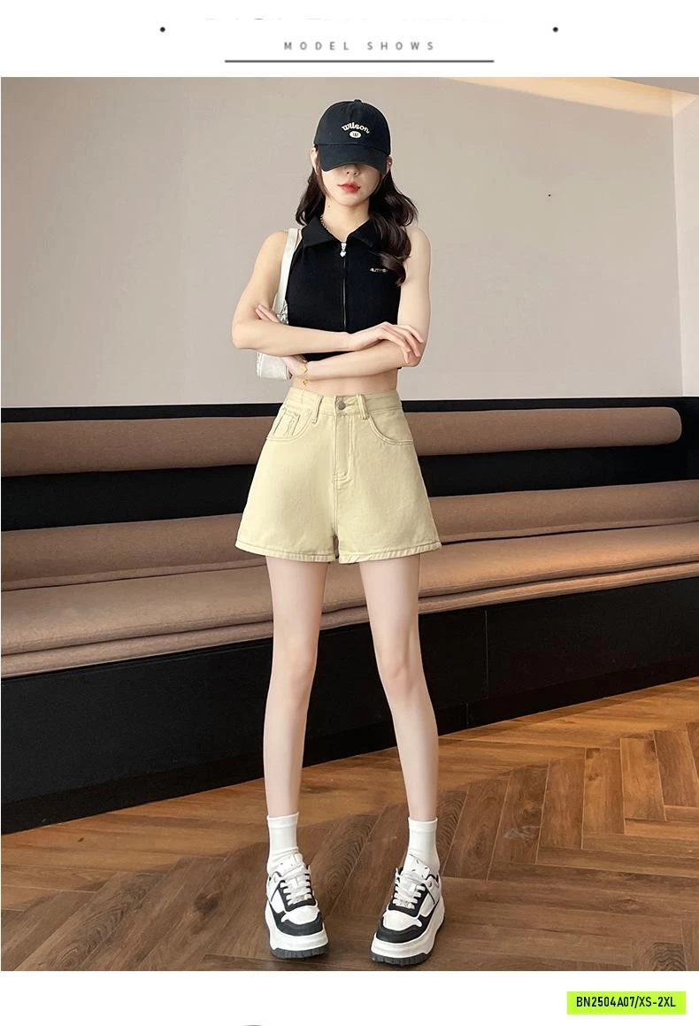 SHORT JEANS TÚI RÁCH CẠP CAO