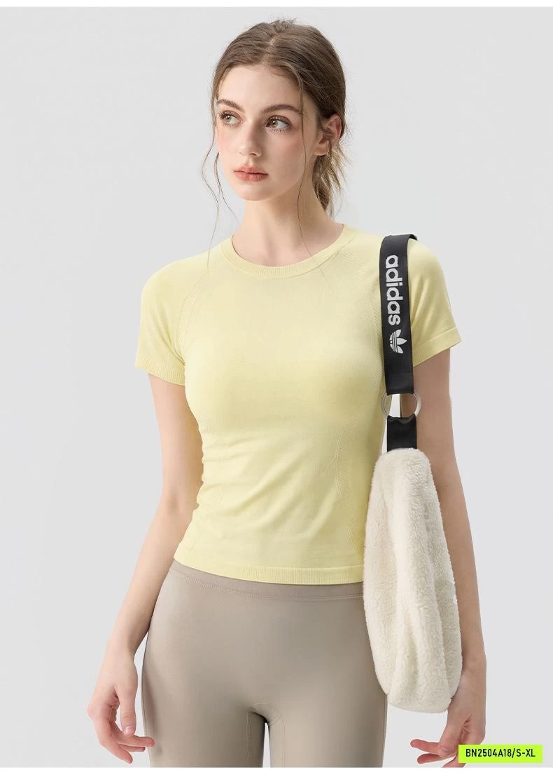 ÁO TẬP CỔ TRÒN TRƠN MÀU