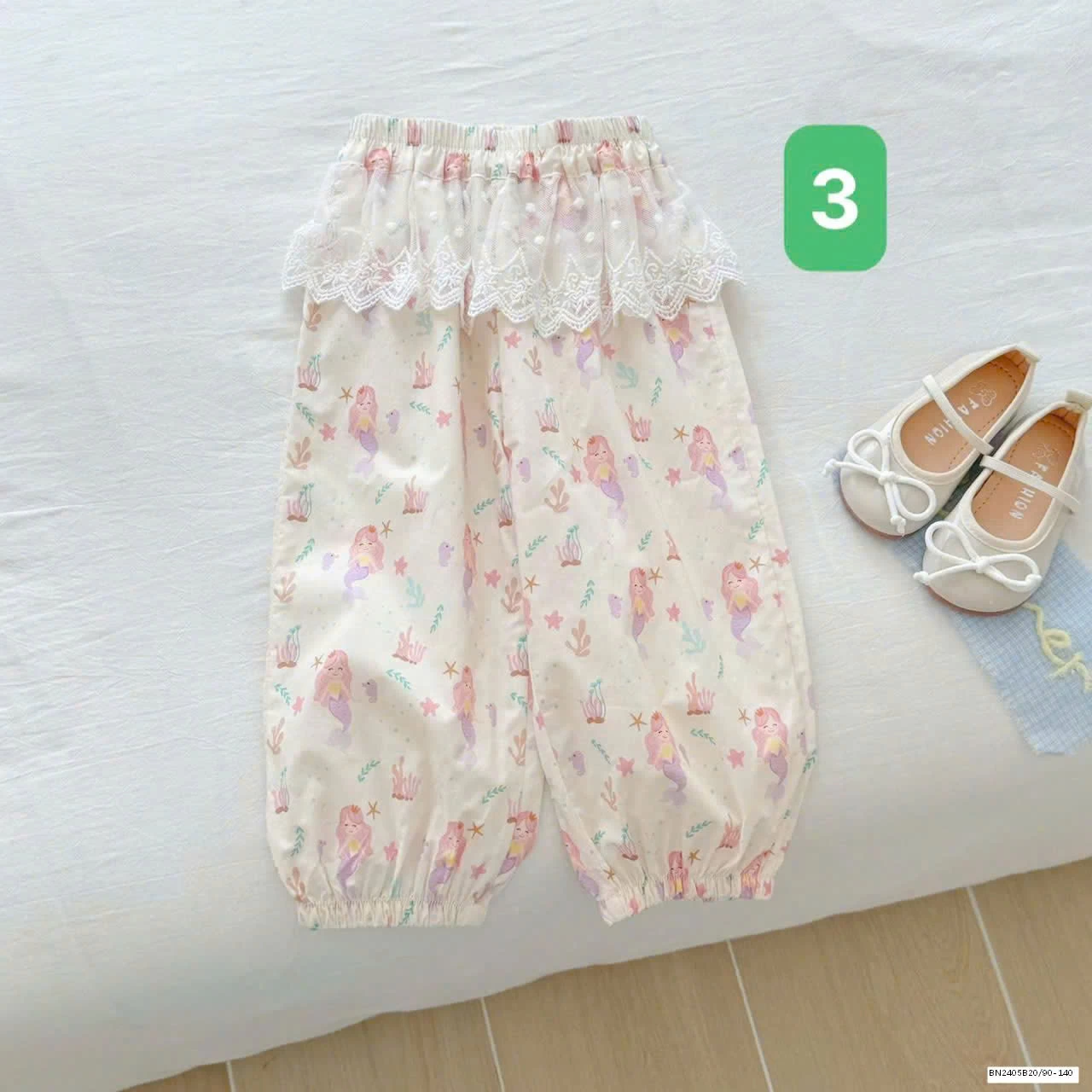 QUẦN BOOM CHỐNG MUỖI ĐÁP REN NINGLI