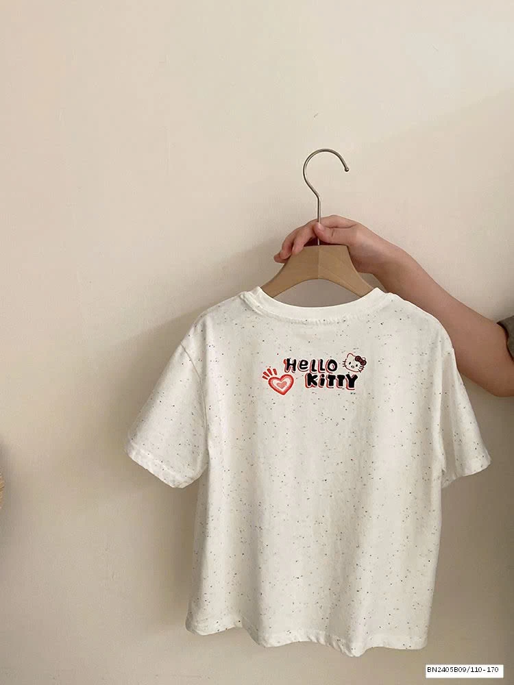 SET ÁO THUN KITTY MUỐI TIÊU MIX SHORT JEAN