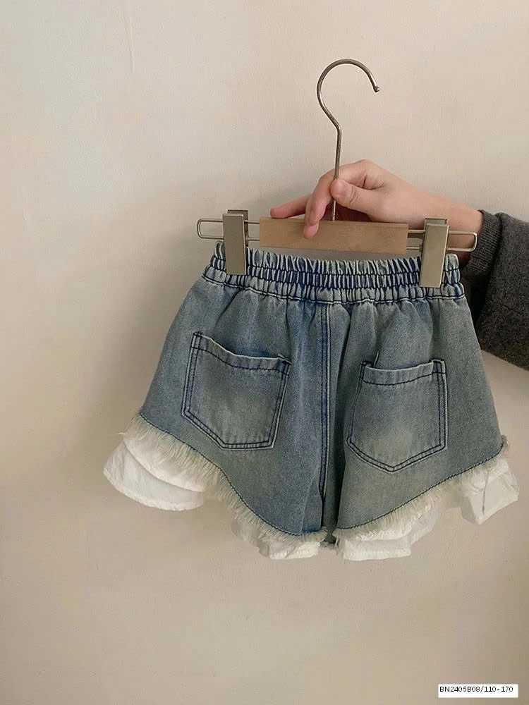 SET ÁO THUN NƠ ĐỎ MIX SHORT JEAN