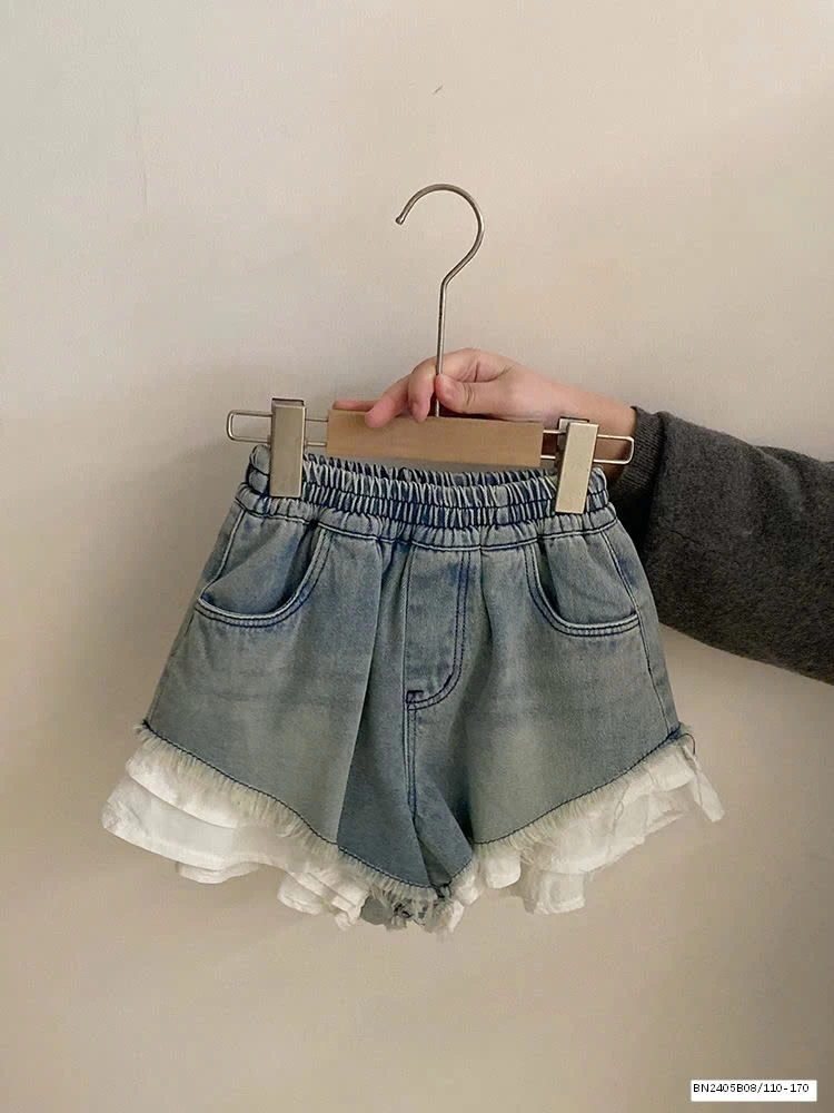 SET ÁO THUN NƠ ĐỎ MIX SHORT JEAN