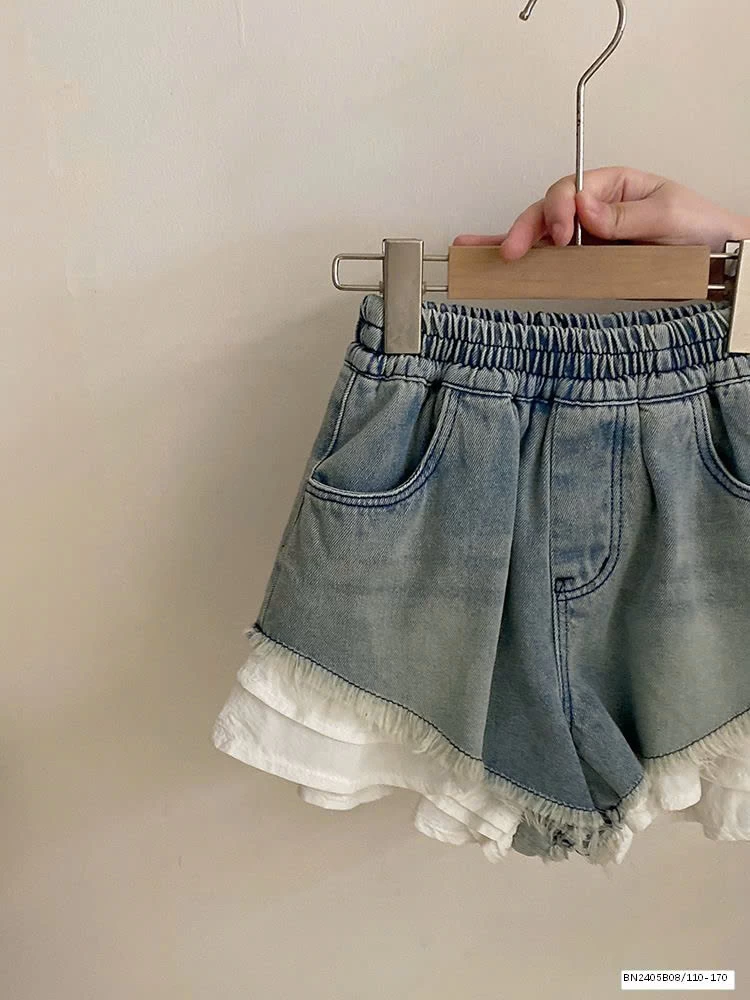 SET ÁO THUN NƠ ĐỎ MIX SHORT JEAN
