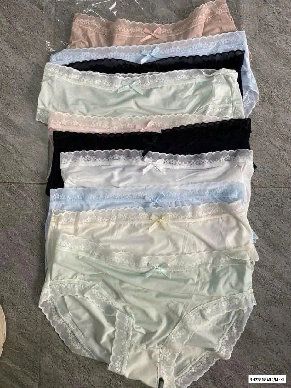 SÉT 5 QUẦN CHIP BĂNG LỤA NƠ