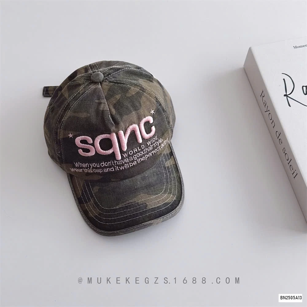 MŨ KẾT RẰN RI THÊU CHỮ