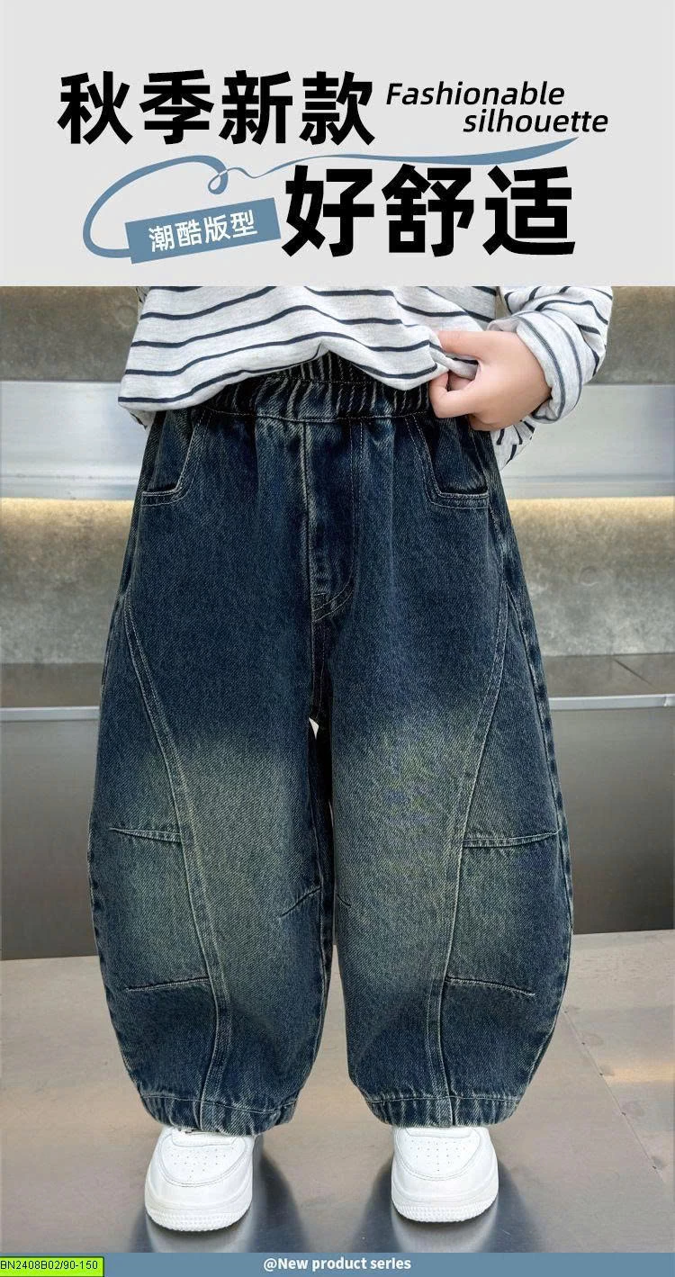 QUẦN JEANS DÁNG THỤNG MẪU MỚI