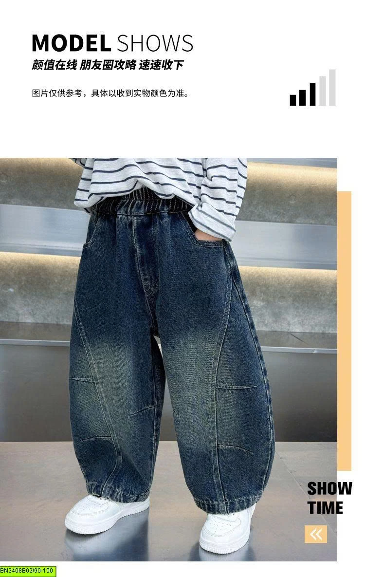 QUẦN JEANS DÁNG THỤNG MẪU MỚI