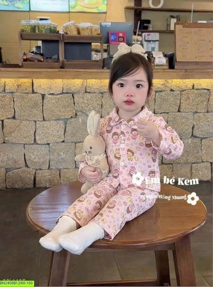 BỘ NGỦ IN HÌNH CUTE BÉ