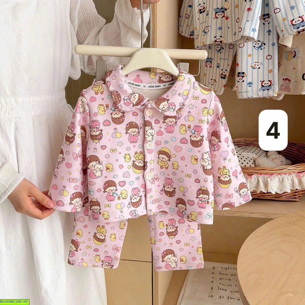 BỘ NGỦ IN HÌNH CUTE BÉ