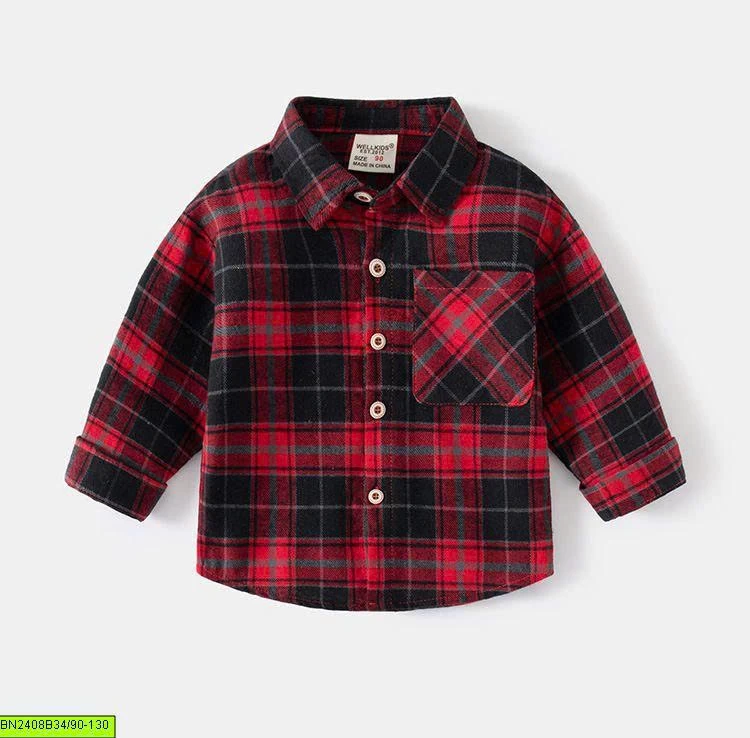 ÁO SƠ MI CARO WELLKIDS