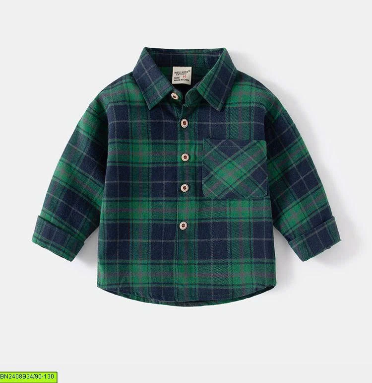 ÁO SƠ MI CARO WELLKIDS