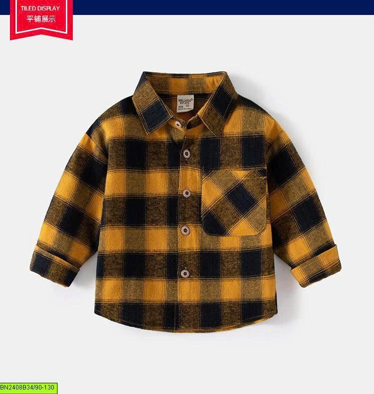 ÁO SƠ MI CARO WELLKIDS