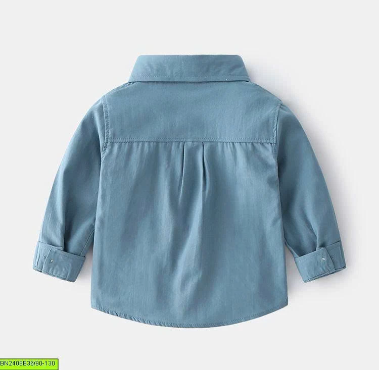 ÁO SƠ MI TÚI BẺ CHÉO WELLKIDS