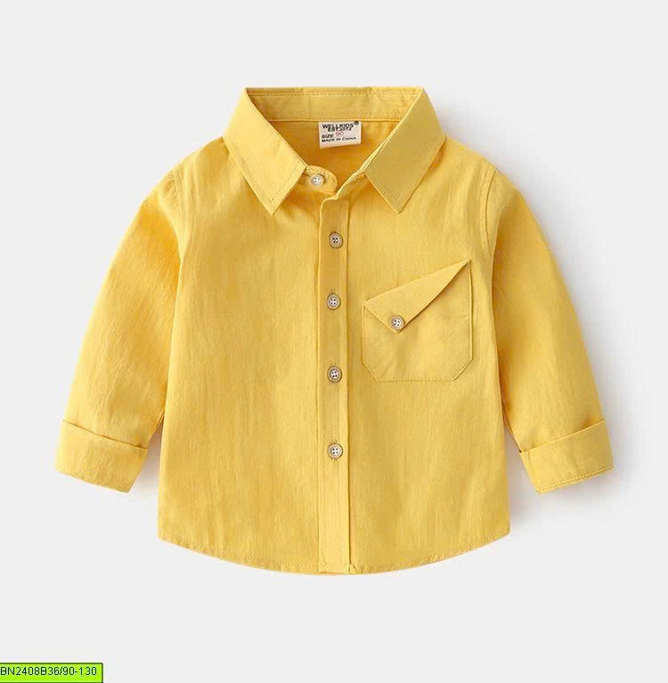 ÁO SƠ MI TÚI BẺ CHÉO WELLKIDS