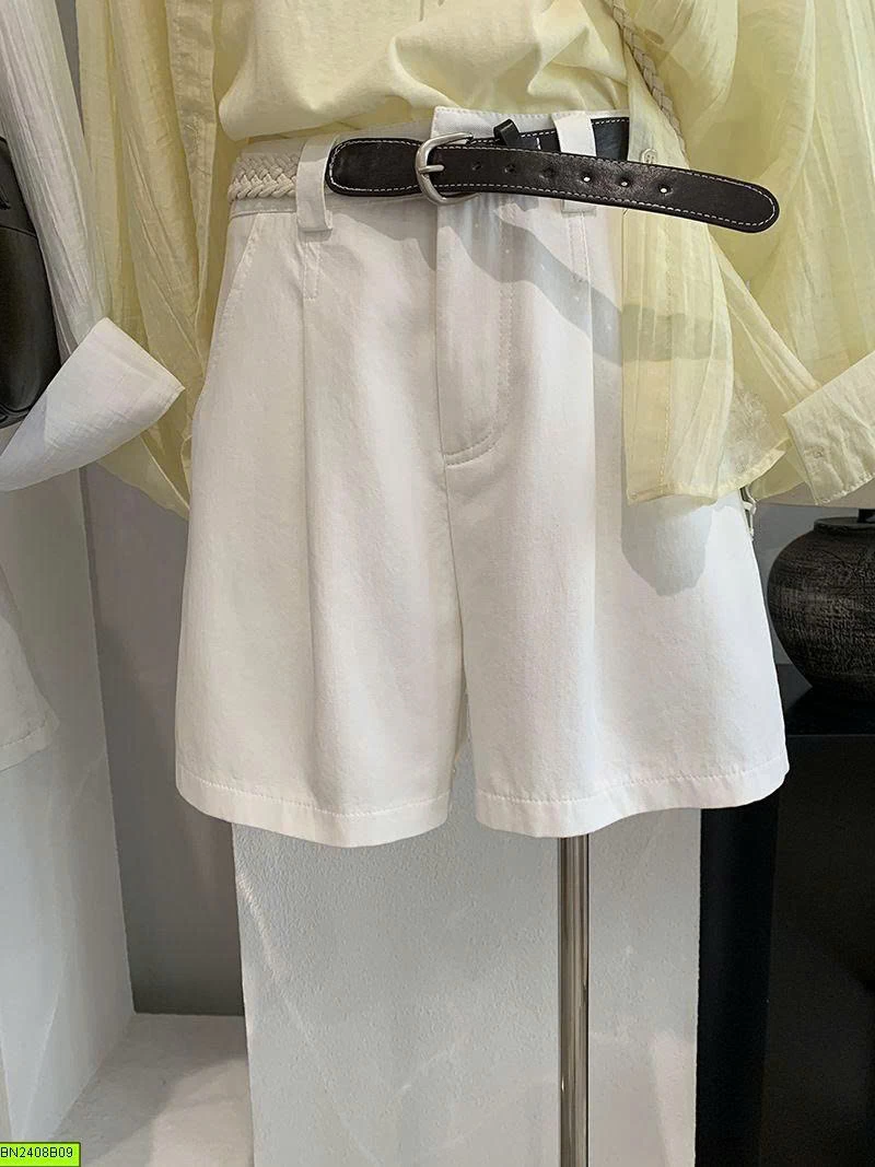 QUẦN SHORT NỮ KÈM THẮT LƯNG