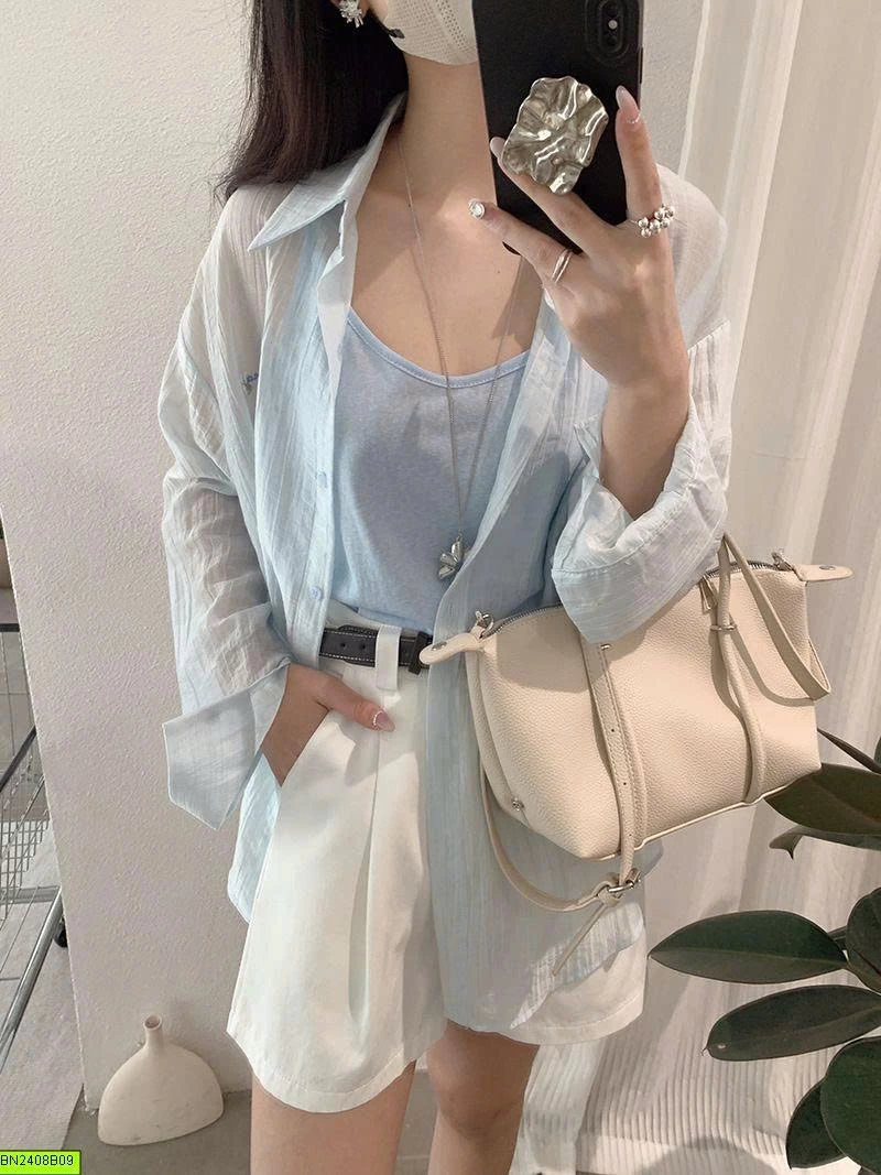 QUẦN SHORT NỮ KÈM THẮT LƯNG