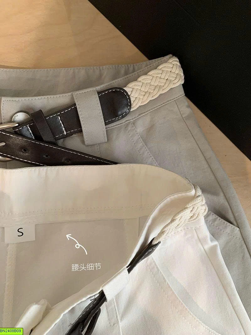 QUẦN SHORT NỮ KÈM THẮT LƯNG
