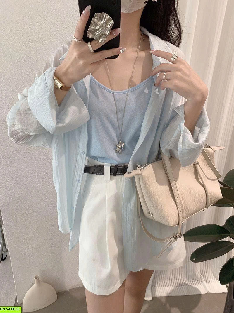 QUẦN SHORT NỮ KÈM THẮT LƯNG
