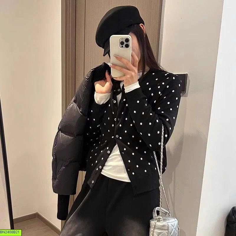 CARDIGAN CHẤM BI