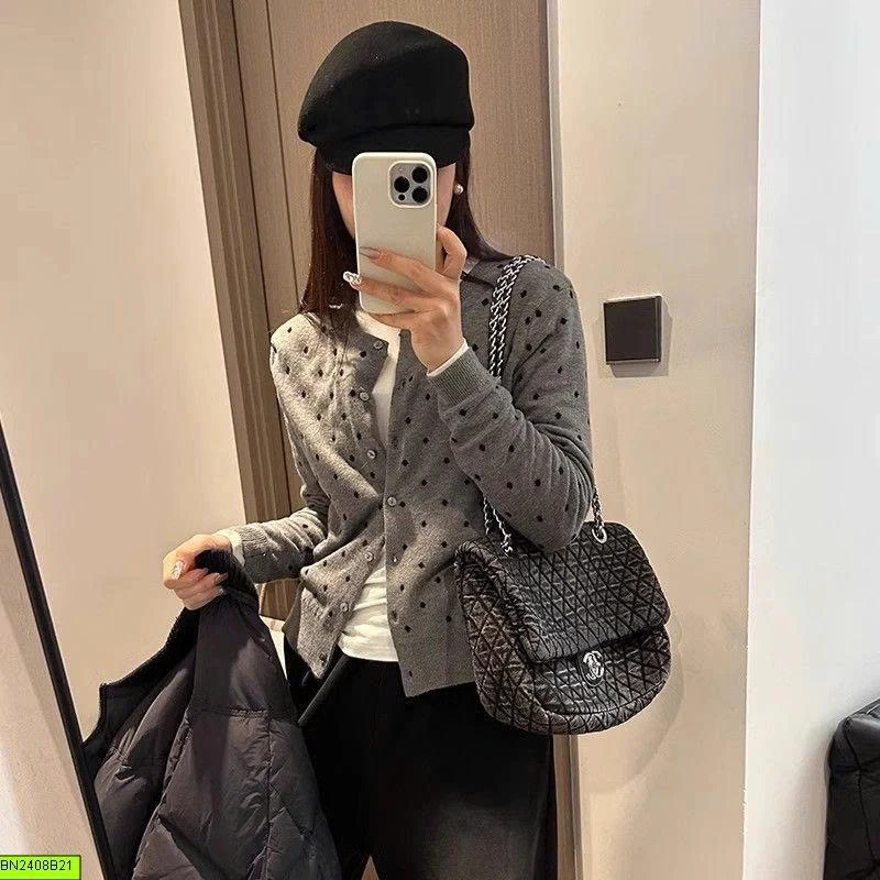 CARDIGAN CHẤM BI