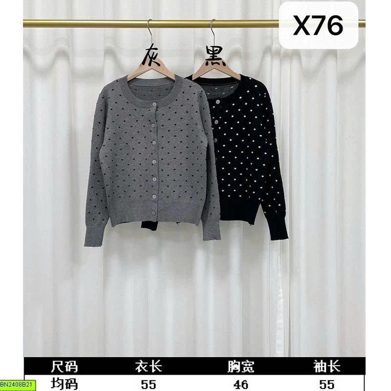 CARDIGAN CHẤM BI
