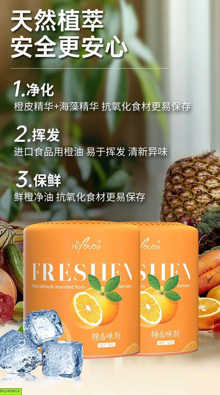 COMBO 3 HỘP KHỬ MÙI TỦ LẠNH HƯƠNG CAM