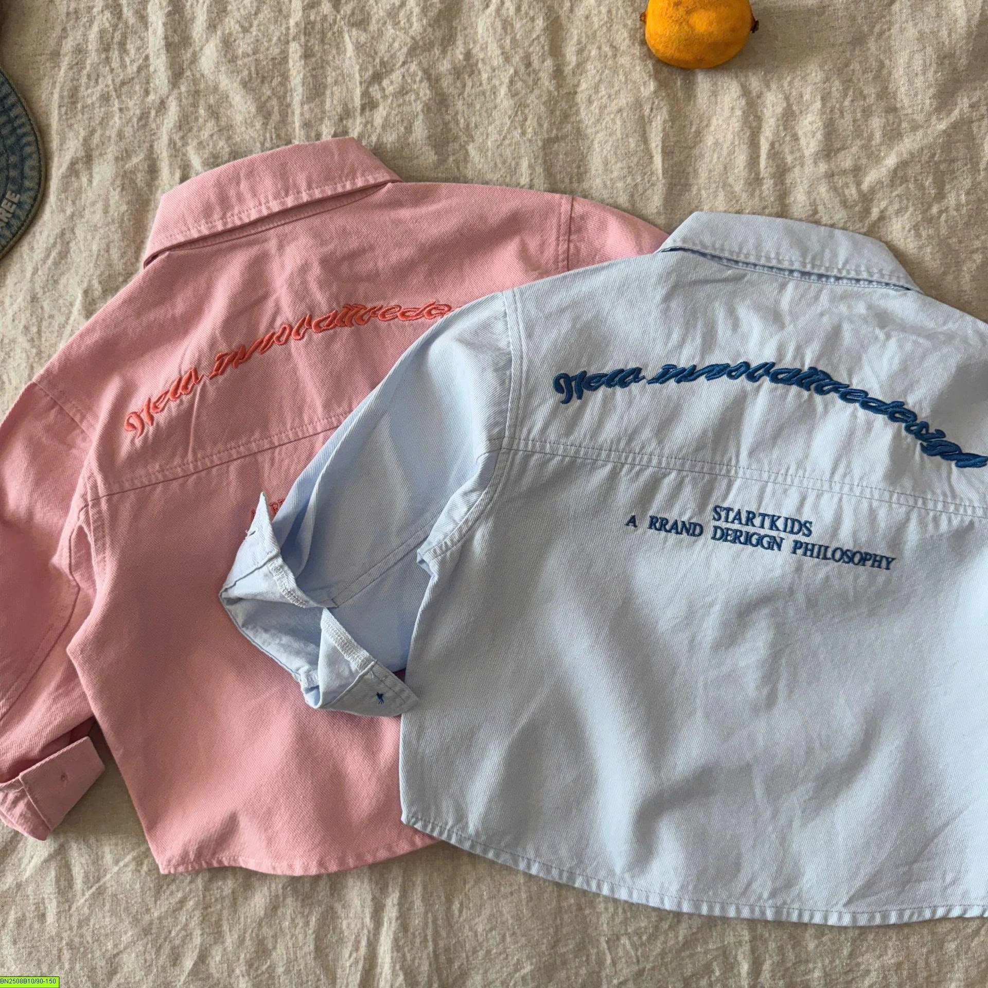 ÁO SƠ MI THÊU CHỮ