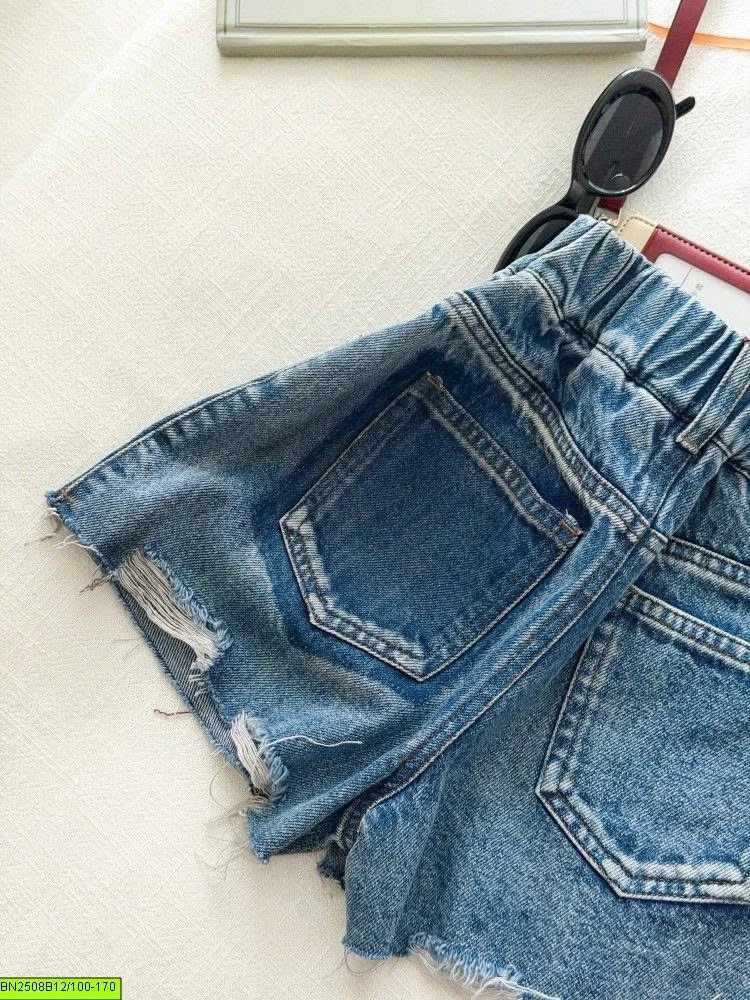 SET ÁO SUNLIGHT + QUẦN SHORT JEAN AMBB