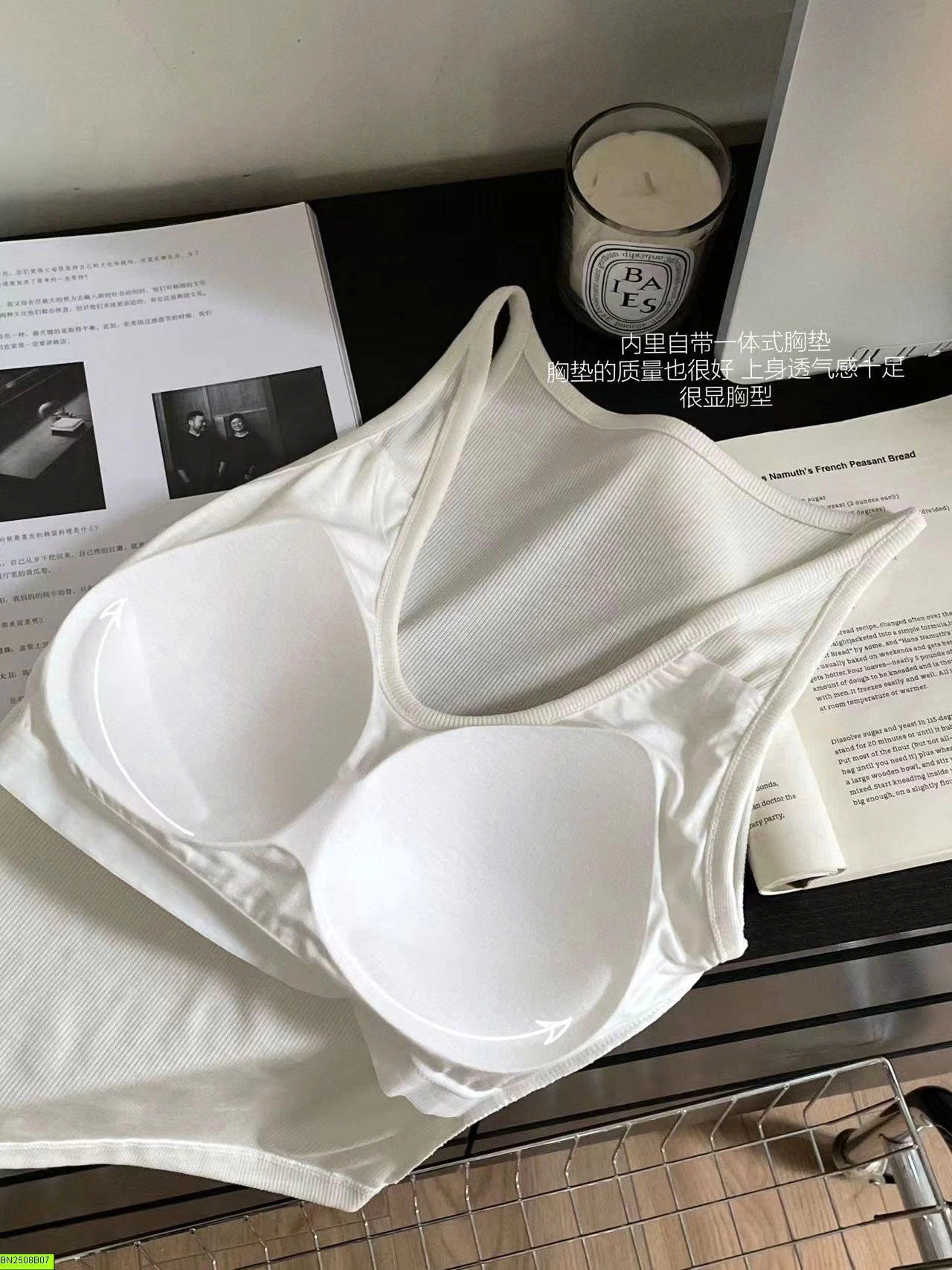 ÁO BALO KHOÉT CỔ V ÔM BODY SẴN MÚT NGỰC